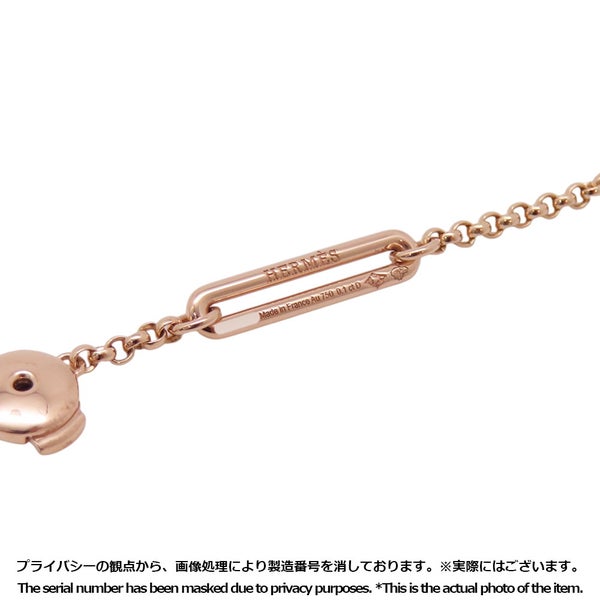 エルメス ピアス シェーヌ・ダンクル・カオス ダイヤモンド 70P 計0.5ct K18PGピンクゴールド HERMES