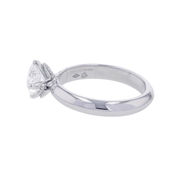 ルイヴィトン リング ダイヤモンド ソリテール スター ダイヤ 中石約0.30ct/12P 計約0.06ct Pt950 サイズ49 Q9U00F 指輪