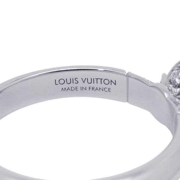 ルイヴィトン リング ダイヤモンド ソリテール スター ダイヤ 中石約0.30ct/12P 計約0.06ct Pt950 サイズ49 Q9U00F 指輪