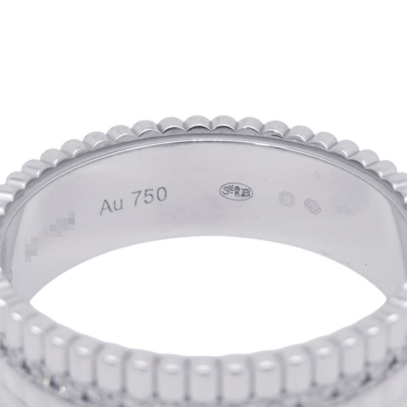 ブシュロン リング キャトル ダブルホワイト ダイヤ 33P 計0.26ct K18WG/ホワイトセラミック サイズ59 JRG03277 指輪