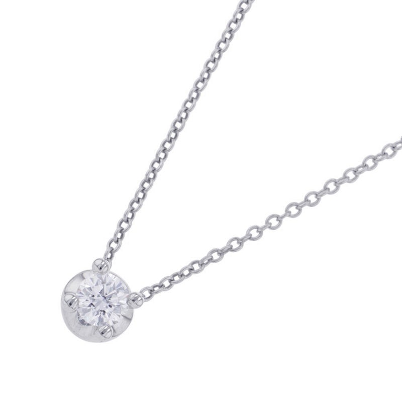 ブルガリ ネックレス コロナ ダイヤモンド 1P 0.30ct K18WGホワイトゴールド BVLGARI ペンダント GIA鑑定書付き