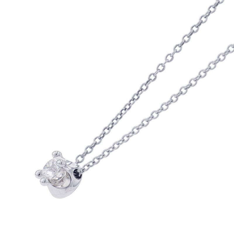 ブルガリ ネックレス コロナ ダイヤモンド 1P 0.30ct K18WGホワイトゴールド BVLGARI ペンダント GIA鑑定書付き