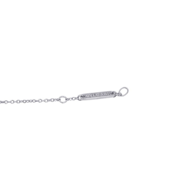 ブルガリ ネックレス コロナ ダイヤモンド 1P 0.30ct K18WGホワイトゴールド BVLGARI ペンダント GIA鑑定書付き