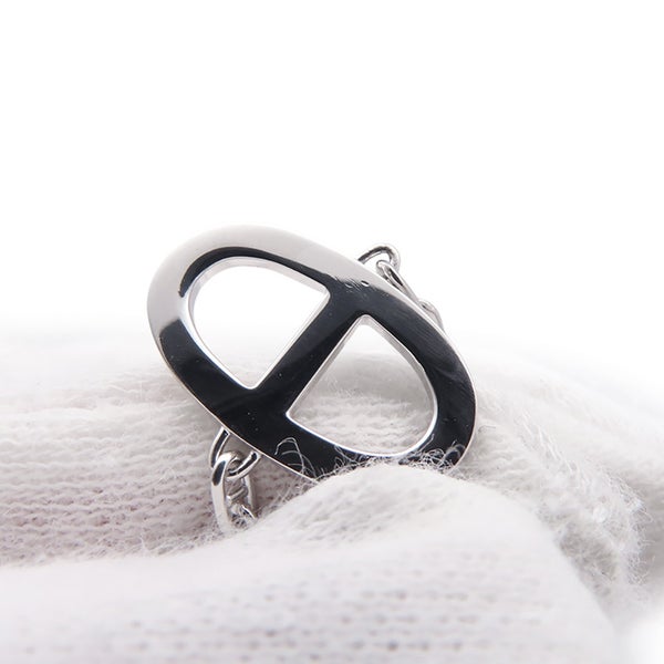 エルメス ブレスレット シェーヌダンクル コントゥール ダイヤ 33P 計0.16ct K18WGホワイトゴールド サイズSH HERMES