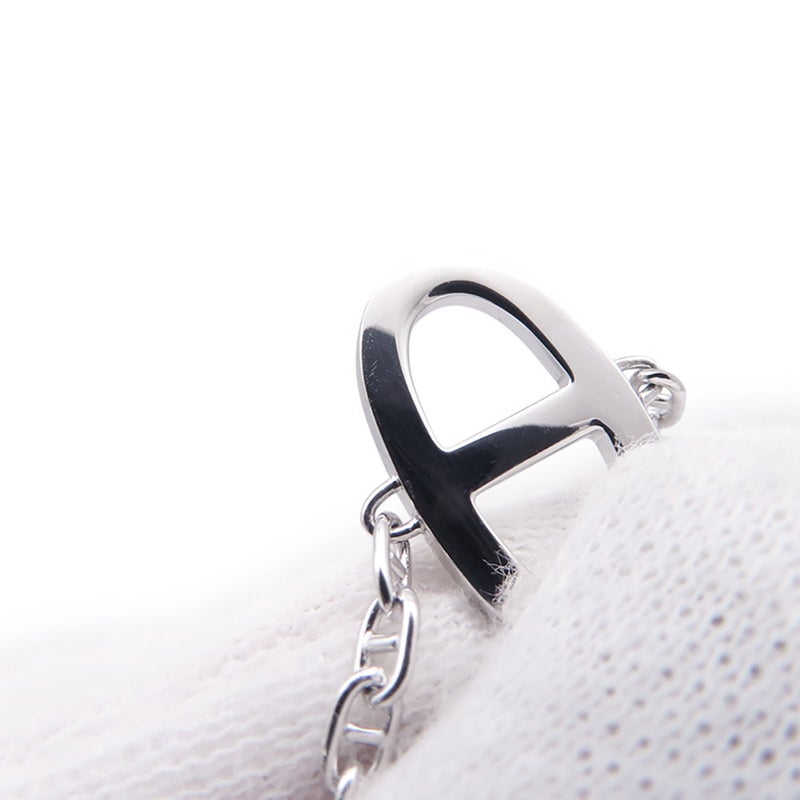 エルメス ブレスレット シェーヌダンクル コントゥール ダイヤ 33P 計0.16ct K18WGホワイトゴールド サイズSH HERMES
