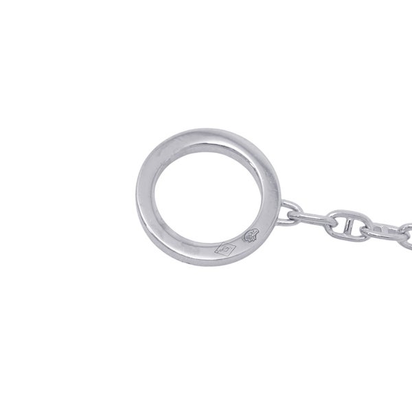 エルメス ブレスレット シェーヌダンクル コントゥール ダイヤ 33P 計0.16ct K18WGホワイトゴールド サイズSH HERMES