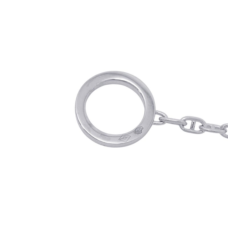 エルメス ブレスレット シェーヌダンクル コントゥール ダイヤ 33P 計0.16ct K18WGホワイトゴールド サイズSH HERMES