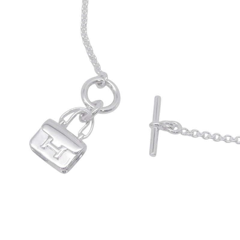 エルメス ネックレス アミュレット コンスタンス ペンダント ネックレス SV925シルバー HERMES ジュエリー