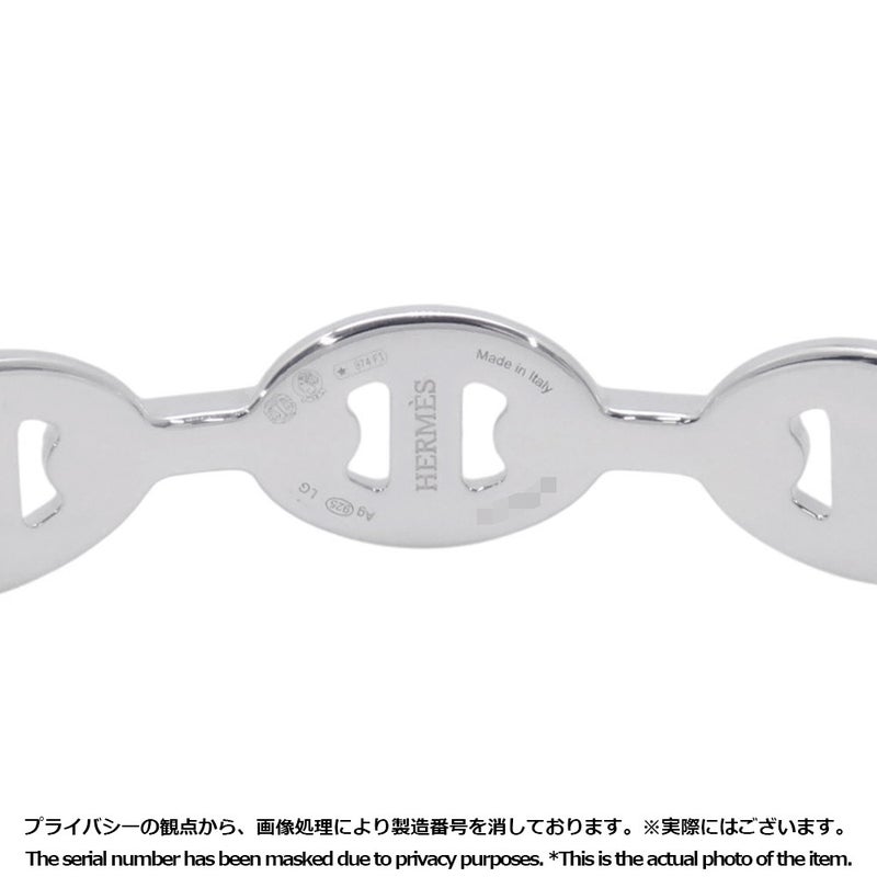 エルメス ブレスレット シェーヌダンクル アンシェネ バングル SV925シルバー サイズLG HERMES ジュエリー