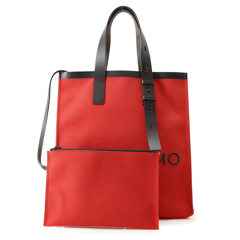 サルヴァトーレ・フェラガモ トートバッグ ロゴ キャンバス レザー 241297 Ferragamo 黒