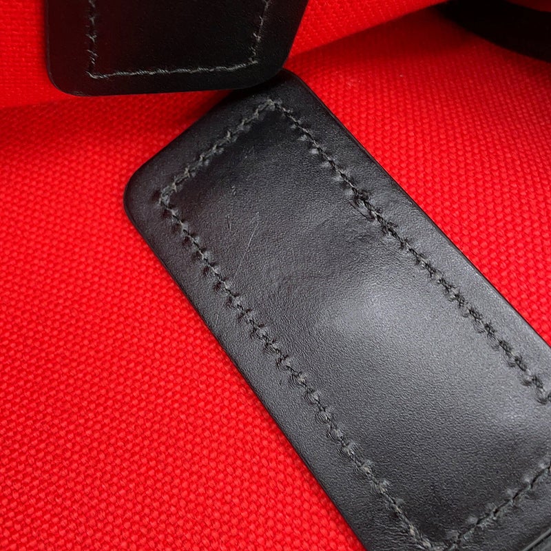 サルヴァトーレ・フェラガモ トートバッグ ロゴ キャンバス レザー 241297 Ferragamo 黒