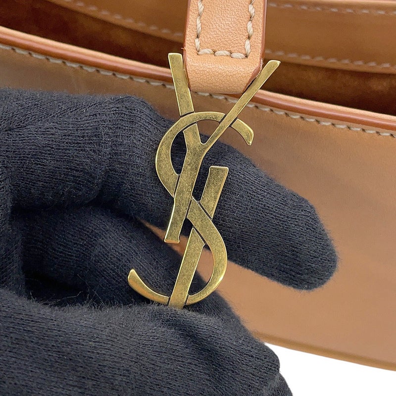サンローランパリ ハンドバッグ LE 5 A 7 ル・サンカセット ミニ ホーボー カーフレザー 710313 SAINT LAURENT PARIS