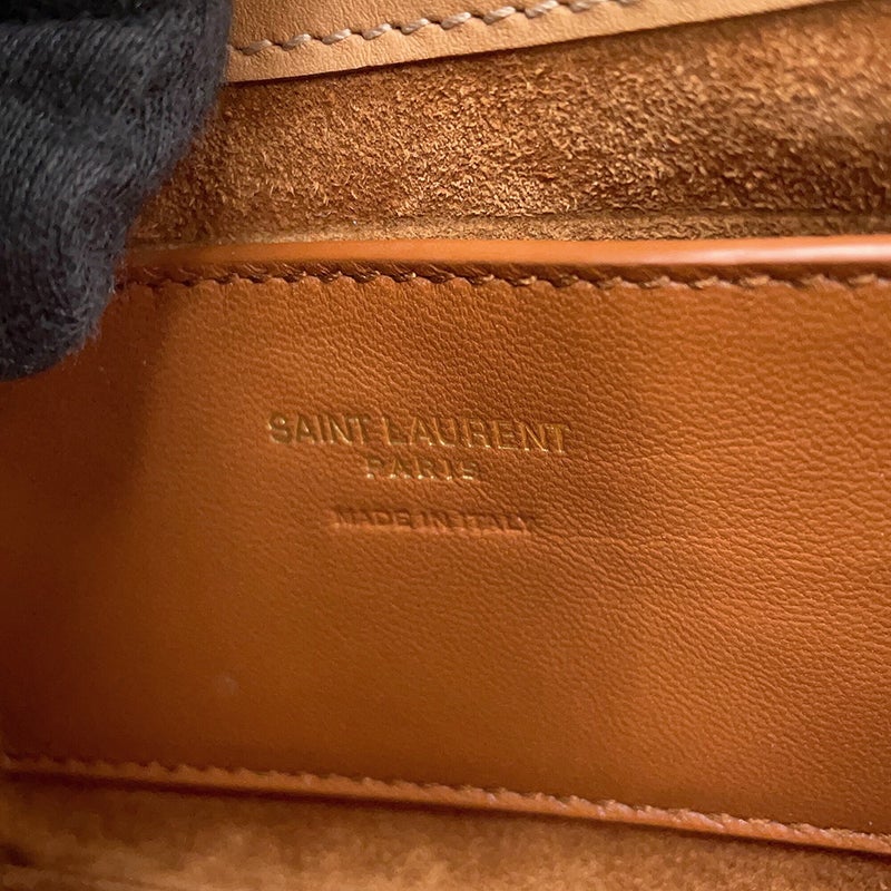 サンローランパリ ハンドバッグ LE 5 A 7 ル・サンカセット ミニ ホーボー カーフレザー 710313 SAINT LAURENT PARIS