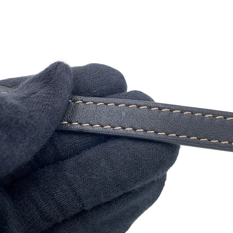 グッチ ショルダーバッグ GGエンブレム スーパーミニ レザー 820696 GUCCI ワンショルダーバッグ 黒
