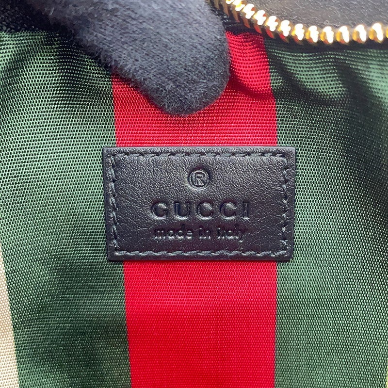 グッチ ショルダーバッグ GGエンブレム スーパーミニ レザー 820696 GUCCI ワンショルダーバッグ 黒