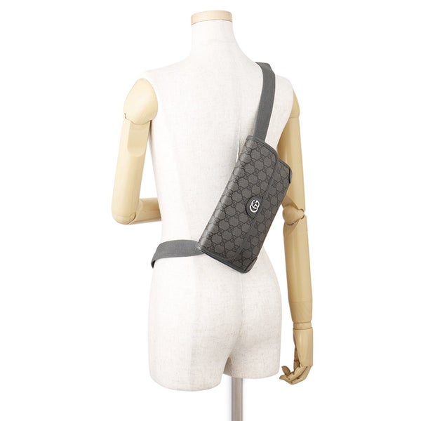 グッチ ボディバッグ GGスプリーム ベルトバッグ PVC レザー 752597 GUCCI