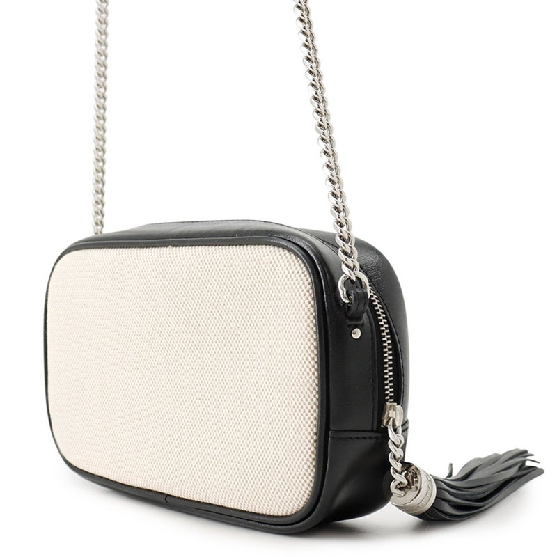 サンローランパリ ショルダーバッグ ルー フリンジ ミニカメラバッグ 612563 SAINT LAURENT PARIS 黒