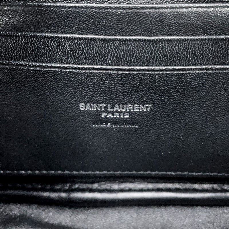 サンローランパリ ショルダーバッグ ルー フリンジ ミニカメラバッグ 612563 SAINT LAURENT PARIS 黒