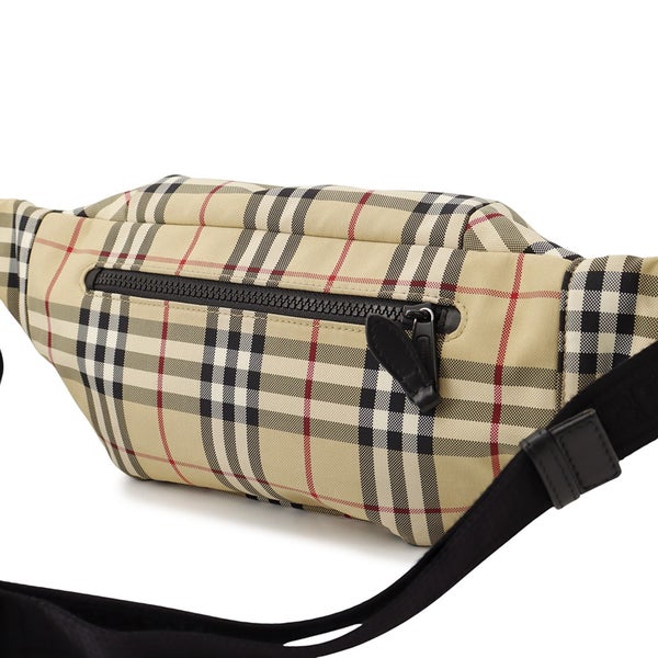 バーバリー ボディバッグ ノバチェック ウエストバッグ キャンバス 8084114 BURBERRY