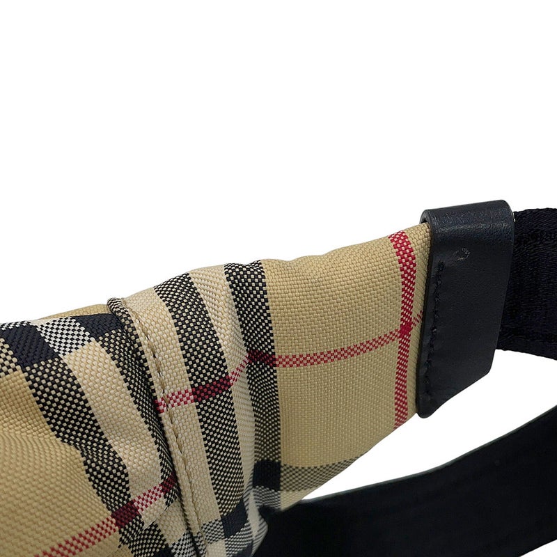 バーバリー ボディバッグ ノバチェック ウエストバッグ キャンバス 8084114 BURBERRY