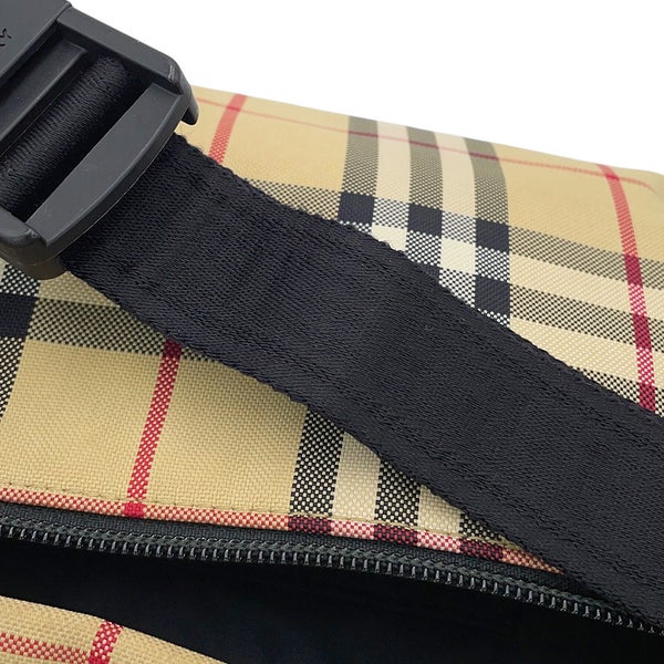 バーバリー ボディバッグ ノバチェック ウエストバッグ キャンバス 8084114 BURBERRY