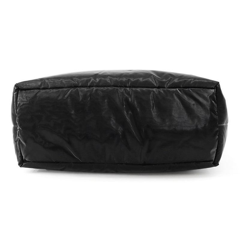 サンローランパリ トートバッグ ロゴ ワイドパファー シルクテックキャンバス 756269 SAINT LAURENT PARIS 黒