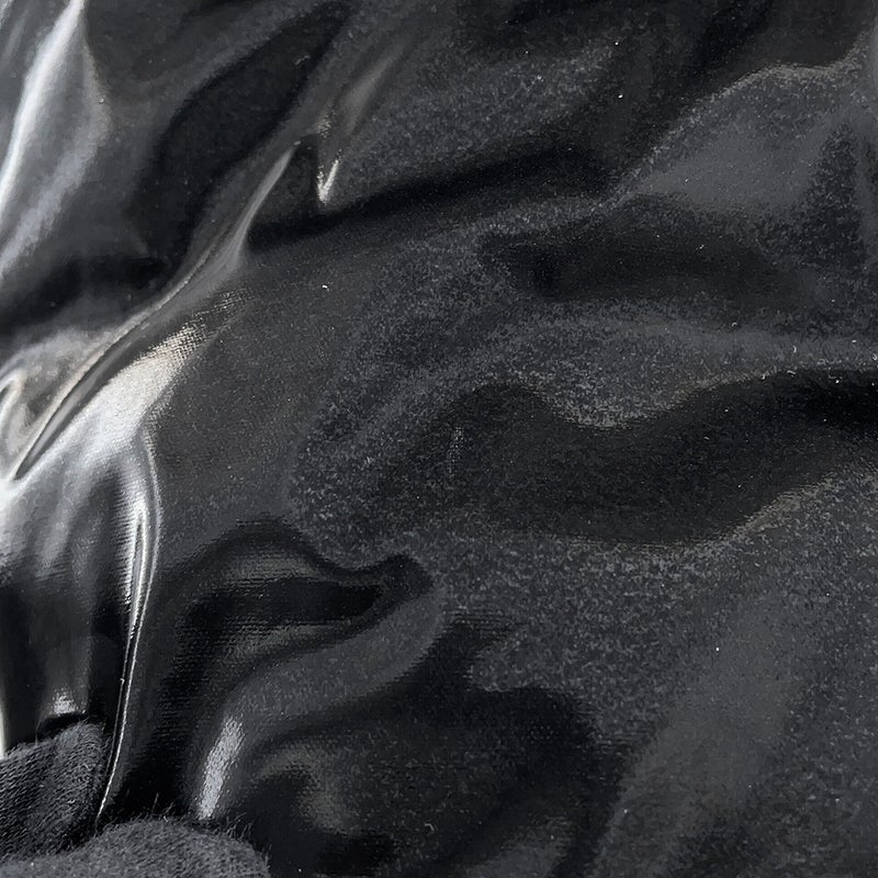 サンローランパリ トートバッグ ロゴ ワイドパファー シルクテックキャンバス 756269 SAINT LAURENT PARIS 黒