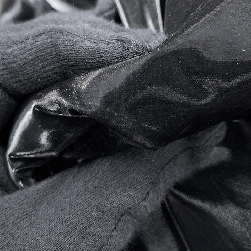 サンローランパリ トートバッグ ロゴ ワイドパファー シルクテックキャンバス 756269 SAINT LAURENT PARIS 黒