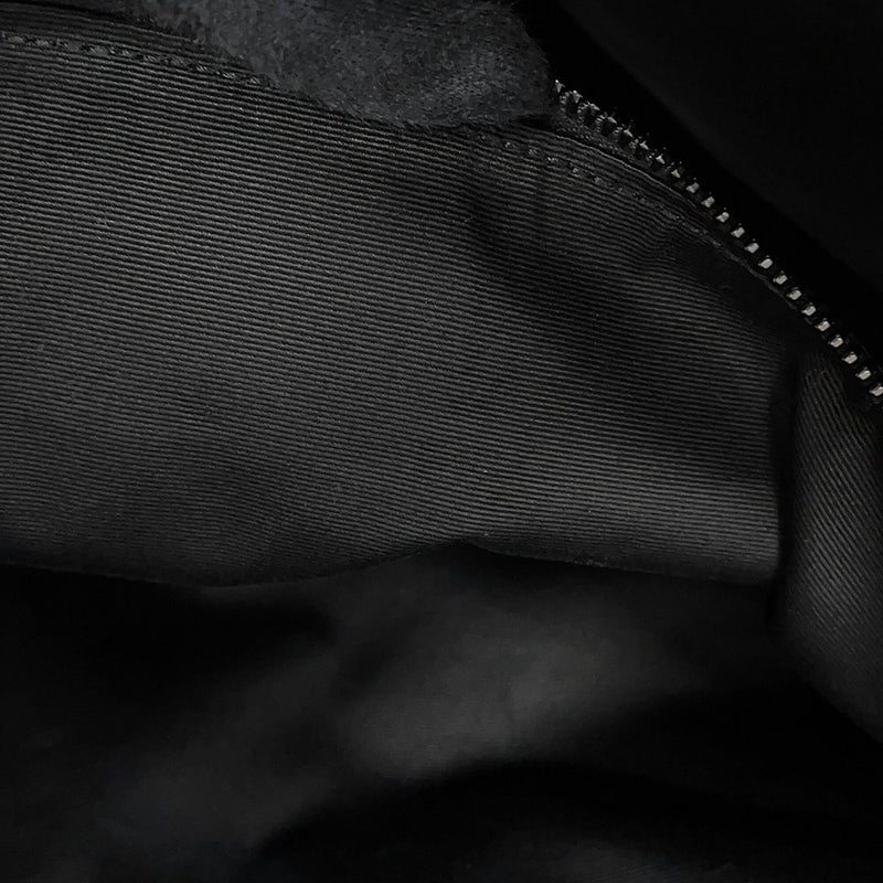 サンローランパリ トートバッグ ロゴ ワイドパファー シルクテックキャンバス 756269 SAINT LAURENT PARIS 黒
