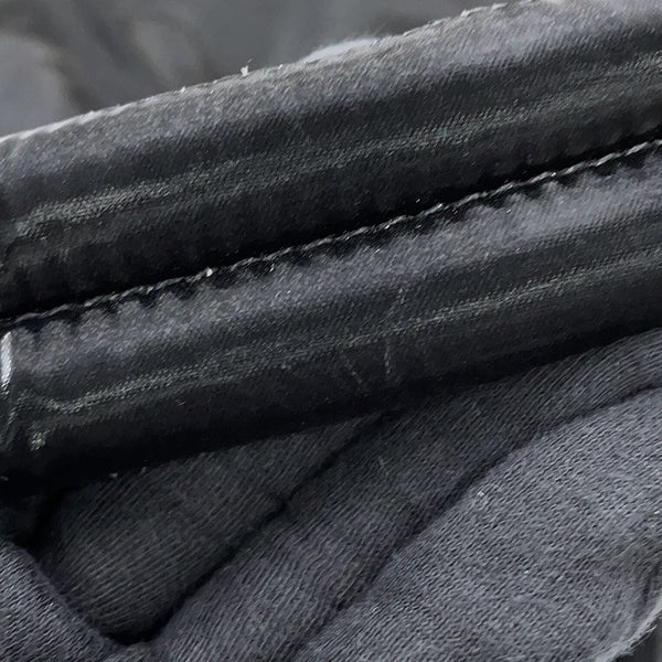 サンローランパリ トートバッグ ロゴ ワイドパファー シルクテックキャンバス 756269 SAINT LAURENT PARIS 黒