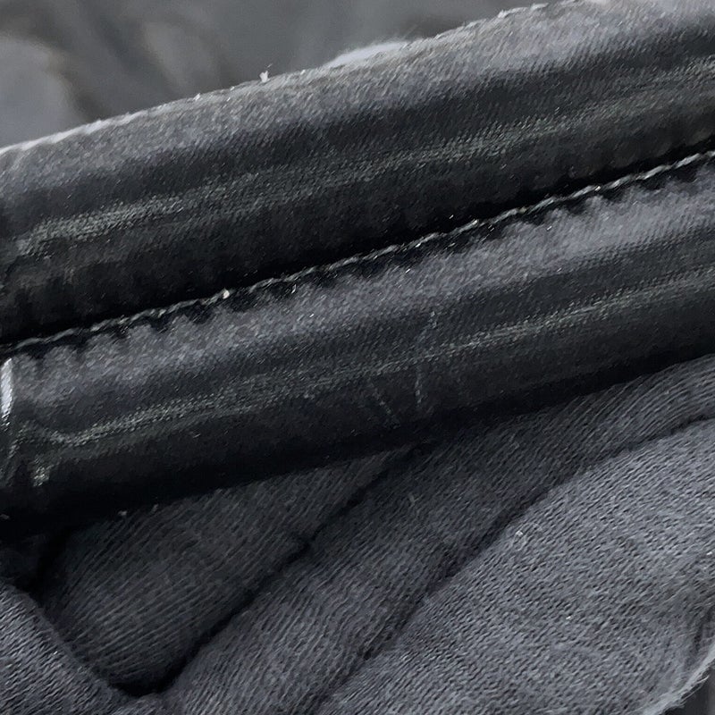 サンローランパリ トートバッグ ロゴ ワイドパファー シルクテックキャンバス 756269 SAINT LAURENT PARIS 黒