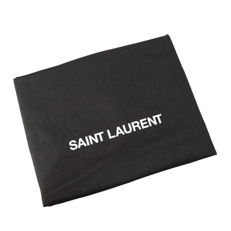 サンローランパリ トートバッグ ロゴ ワイドパファー シルクテックキャンバス 756269 SAINT LAURENT PARIS 黒