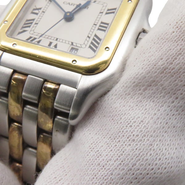 カルティエ パンテールMM 2ロウ W25028B6 Cartier 腕時計 アイボリー文字盤 クォーツ