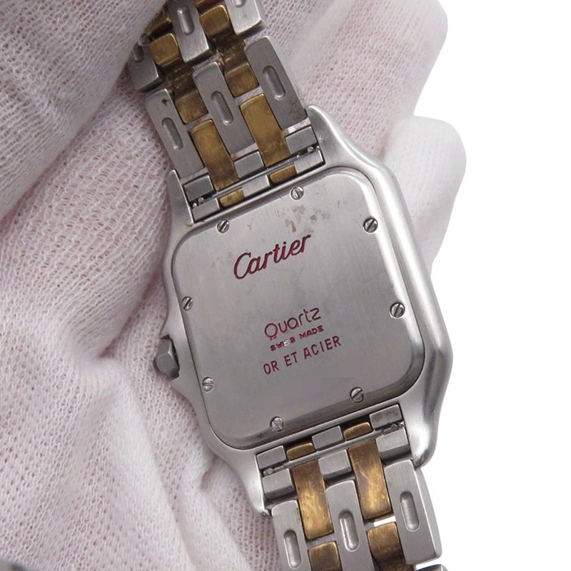 カルティエ パンテールMM 2ロウ W25028B6 Cartier 腕時計 アイボリー文字盤 クォーツ