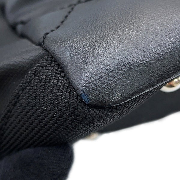 シャネル トートバッグ マトラッセ パリビアリッツトートMM ミディアム レザー キャンバス A34209 CHANEL 黒