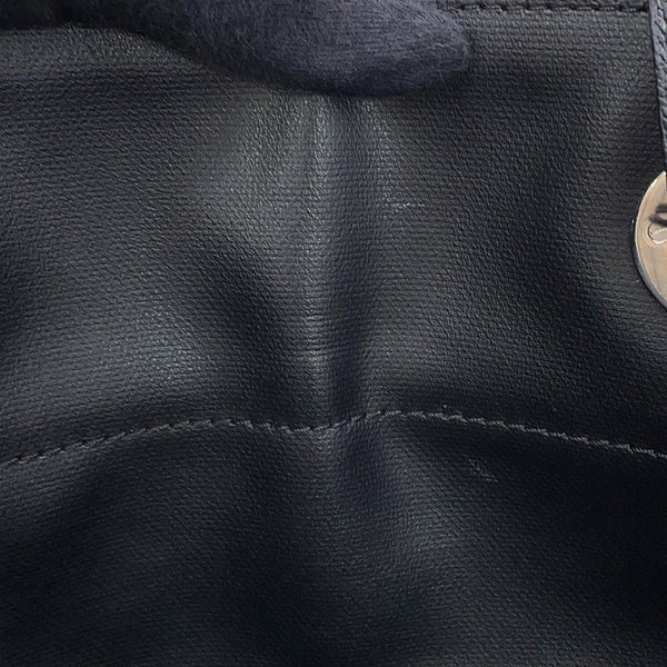 シャネル トートバッグ マトラッセ パリビアリッツトートMM ミディアム レザー キャンバス A34209 CHANEL 黒