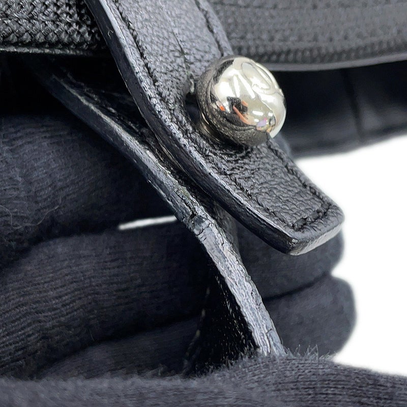 シャネル トートバッグ マトラッセ パリビアリッツトートMM ミディアム レザー キャンバス A34209 CHANEL 黒