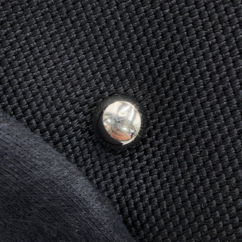 シャネル トートバッグ マトラッセ パリビアリッツトートMM ミディアム レザー キャンバス A34209 CHANEL 黒