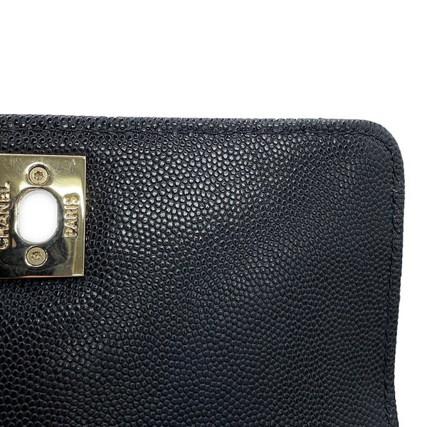 シャネル ハンドバッグ マトラッセ ココマーク ココハンドル XXS キャビアスキン AS2215 CHANEL 2way 黒