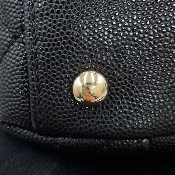 シャネル ハンドバッグ マトラッセ ココマーク ココハンドル XXS キャビアスキン AS2215 CHANEL 2way 黒