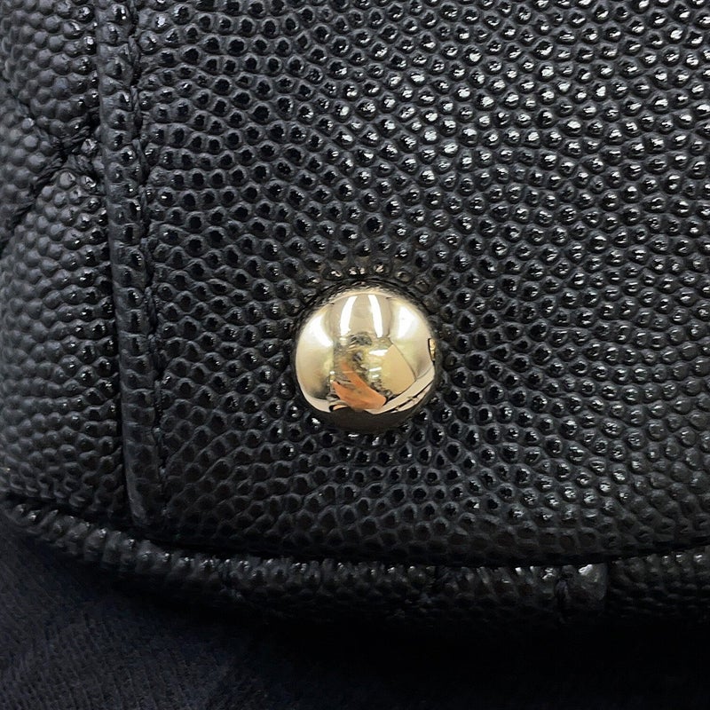 シャネル ハンドバッグ マトラッセ ココマーク ココハンドル XXS キャビアスキン AS2215 CHANEL 2way 黒