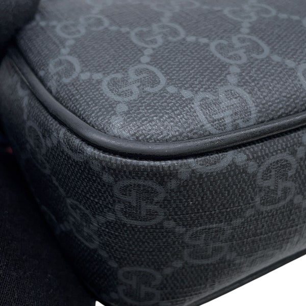 グッチ ボデイバッグ GGスプリーム スモール ベルトバッグ 792094 GUCCI バッグ メンズ 黒
