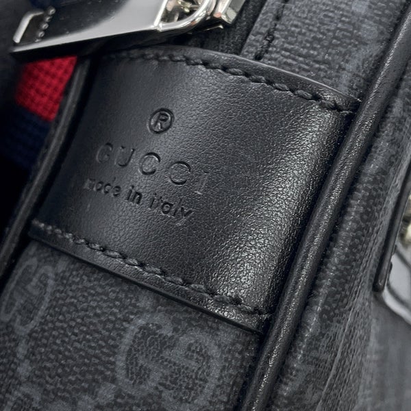 グッチ ボデイバッグ GGスプリーム スモール ベルトバッグ 792094 GUCCI バッグ メンズ 黒