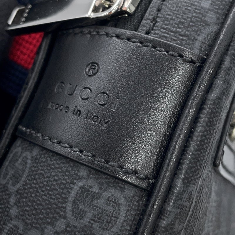 グッチ ボデイバッグ GGスプリーム スモール ベルトバッグ 792094 GUCCI バッグ メンズ 黒