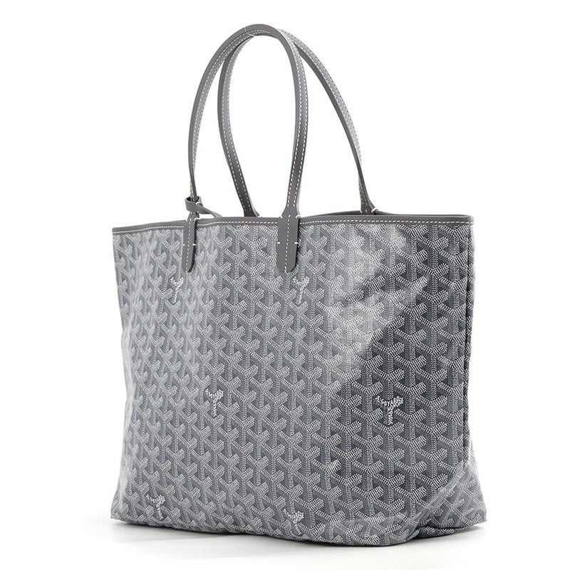 ゴヤール トートバッグ サンルイPM PVC/レザー STLOUIPMLTY51CL51P GOYARD ポーチ付き ヘリンボーン