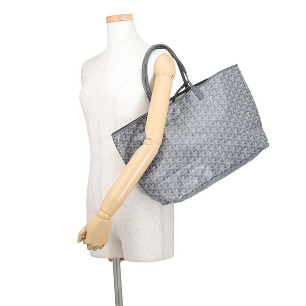 ゴヤール トートバッグ サンルイPM PVC/レザー STLOUIPMLTY51CL51P GOYARD ポーチ付き ヘリンボーン