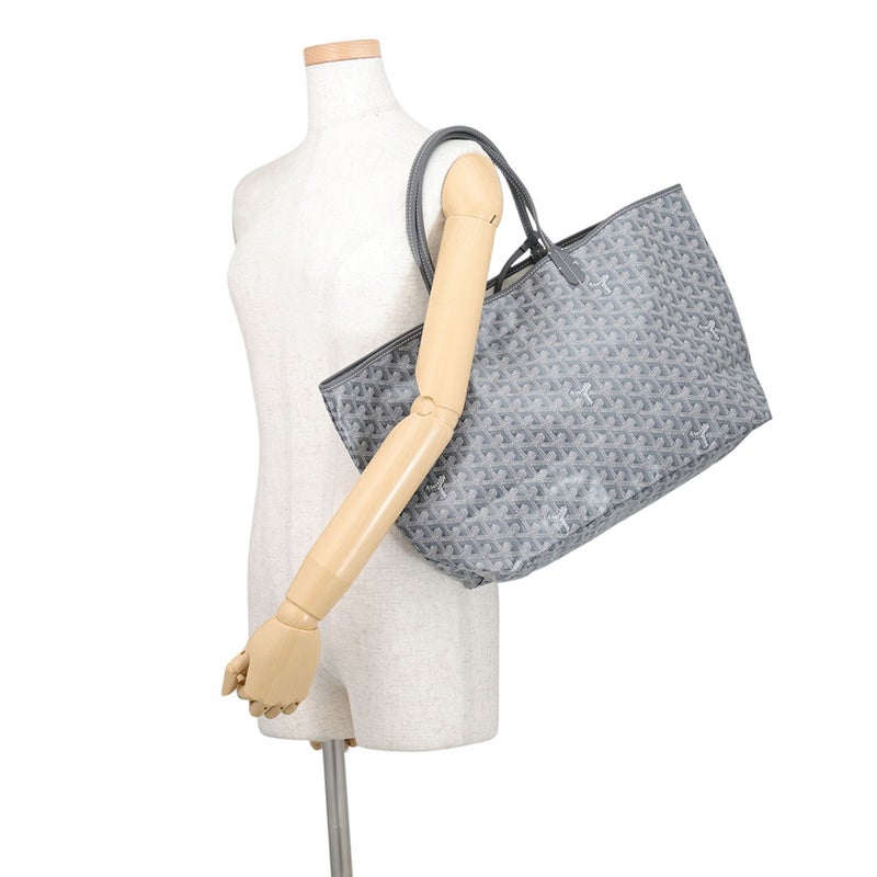 ゴヤール トートバッグ サンルイPM PVC/レザー STLOUIPMLTY51CL51P GOYARD ポーチ付き ヘリンボーン