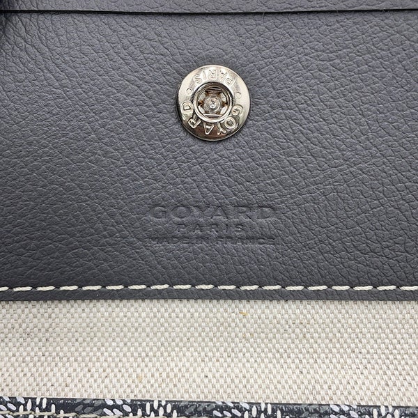 ゴヤール トートバッグ サンルイPM PVC/レザー STLOUIPMLTY51CL51P GOYARD ポーチ付き ヘリンボーン
