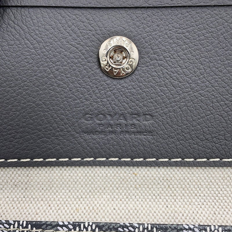 ゴヤール トートバッグ サンルイPM PVC/レザー STLOUIPMLTY51CL51P GOYARD ポーチ付き ヘリンボーン