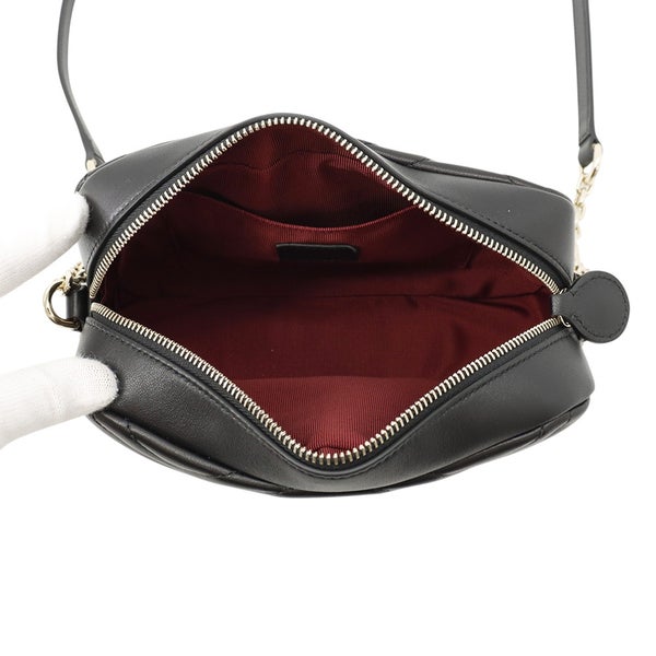 グッチ ショルダーバッグ GGマーモント スモール カメラバッグ ナッパレザー 855273 GUCCI 黒